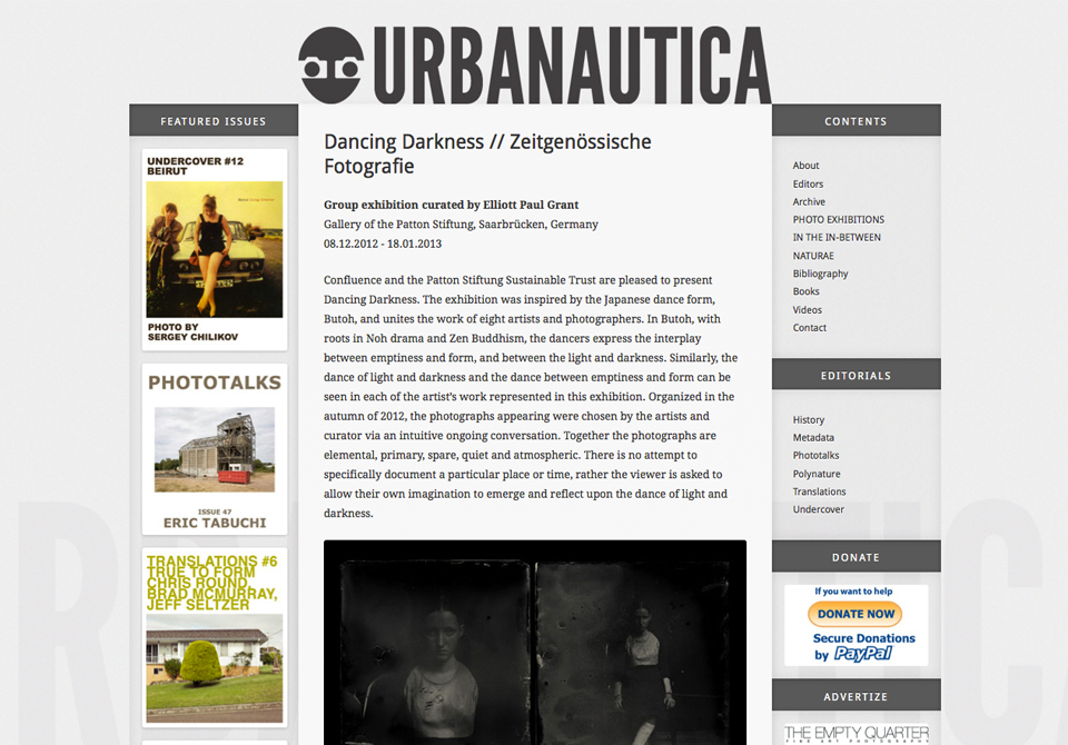 Urbanautica Feature of 'Dancing Darkness'